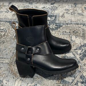 Harley-Davidson Women's Black Moto Boots